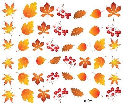 Слайдер серии`Ультра`, Осень, листья, растения ult2w - 1 