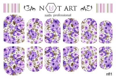 Слайдеры Nut Art Professional, Fantasy flowers nfl1 - 1 