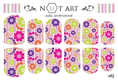 Слайдеры Nut Art Professional, Fantasy flowers nfl2 - 1 
