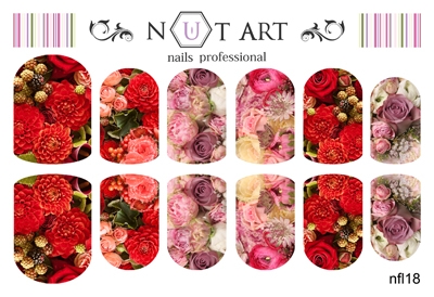 Слайдеры Nut Art Professional, Fantasy flowers nfl18 - 1 