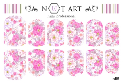 Слайдеры Nut Art Professional, Fantasy flowers nfl6 - 1 