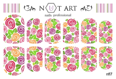 Слайдеры Nut Art Professional, Fantasy flowers nfl7 - 1 