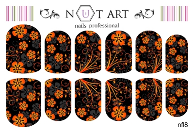 Слайдеры Nut Art Professional, Fantasy flowers nfl8 - 1 