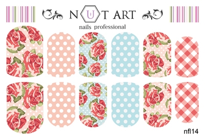 Слайдеры Nut Art Professional, Fantasy flowers nfl14 - 1 