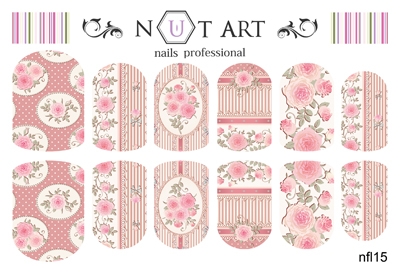 Слайдеры Nut Art Professional, Fantasy flowers nfl15 - 1 