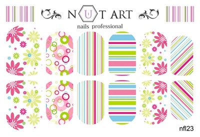 Слайдеры Nut Art Professional, Fantasy flowers nfl23 - 1 