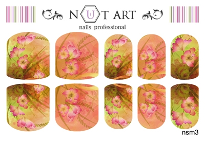 Слайдеры Nut Art Professional, Sommer Mixes nsm3 - 1 